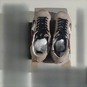 Zapatillas de invierno GGBD de cuero genuino de alta calidad con cordones, antideslizantes, cómodas, estilo skate, color dorado desgastado para caminar - Product Image 4