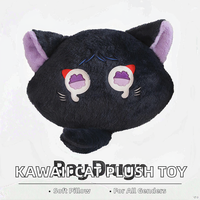 Oreiller en peluche anime en coton PP de haute qualité, 40 cm x 60 cm, motif chat Kawaii, personnage de chat Genshin Impact Wanderer, collection de personnages
