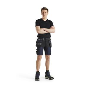 BLAKLADER - 159813438699C44 Craftsman <b>shorts</b> with <b>stretch</b> Dark navy/Black - EAN 7330509763773 <b>WORK</b> TROUSERS <b>WORK</b> <b>SHORTS</b> - Product Image 3
