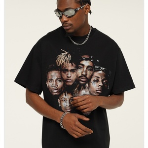 T-shirt Premium de Haute Qualité 100% Coton 210gsm, T-shirt Premium Surdimensionné, Impression Sérigraphique en Relief du Logo, T-shirt Uni pour Hommes - Product Image 3