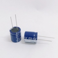 Condensador Electrolítico de Aluminio Pchicon 450V 47uF 18*20 CL 10000HRS de Buena Calidad para Iluminación/LED/Controlador/UPS/Inversor