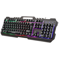 2025 Grande Vente Clavier Mécanique de Jeu Filaire RVB Rétroéclairé Combo Souris Tactile Ergonomique pour Gamers