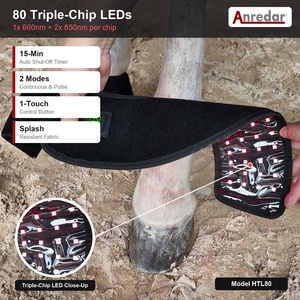 Bottes de luminothérapie rouge de qualité supérieure avec <span class=keywords><strong>film</strong></span> TPU nettoyable pour le confort physique et les soins équins - Product Image 1