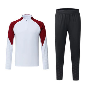 Chándal de Entrenamiento de Fútbol para Hombre, Color Blanco, Nuevo Modelo 2026, de Alta Calidad, con Logotipo del Equipo Personalizado, Patrocinador, Cierre de Cremallera 1/4 - Product Image 3