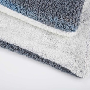 Manta Sherpa, manta cálida gruesa doble, cama súper suave, polar de franela difusa/lana como manta de felpa de terciopelo Reversible - Product Image 3