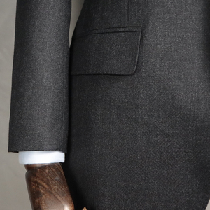 MTM alta Roping britannico completamente fatto a mano mezza tela 100% abito di lana <span class=keywords><strong>su</strong></span> <span class=keywords><strong>misura</strong></span> <span class=keywords><strong>su</strong></span> <span class=keywords><strong>misura</strong></span> sarto abito uomo 2 pezzo per sartoria - Product Image 4