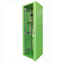 YNCO Armoire réseau 42U personnalisée Armoire d'ordinateur en acier vert néon de 19 pouces Capacité 6U Extérieur 9U 15U 18U 27U Disponibilité