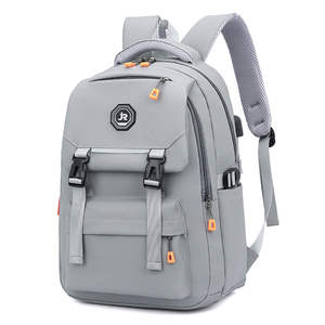 Custom Waterproof Pu <b>Backpack</b> <b>Large</b>-capacity Casual Business Travel Bag Men's Women's Computer Bag School Zipper Letter - Product Image 1
