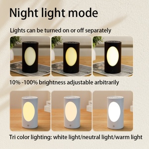 Colorful <b>LED</b> <b>Lights</b> Battery Operated Humidifier High Quality Diffuser and Humidifier Rechargeable Mini USB Humidifier - Product Image 5