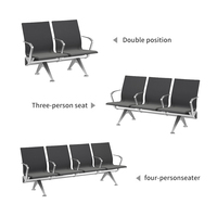 Hôpital d'aéroport Gare ferroviaire Église Bureau Métal Banc public Siège Acier Chaise d'attente