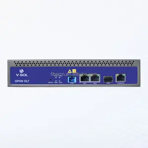 Vsol V1600GS منفذ واحد Gpon OLT Epon منفذ واحد OLT دعم المستخدم onu 10GE Uplink SFP + SFP C + + + 9dbi منفذ Gpon OLT