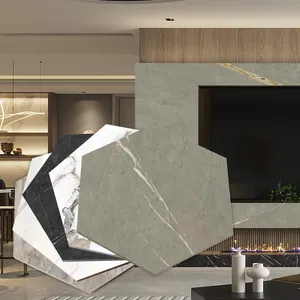 kohlenstoff-felsplatten-hersteller glänzende steinmaserung marmorplatte, lamellenwandplatte, kohlenstoff-felsplatte, große plattenwände