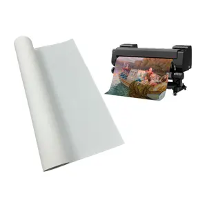 Aqueous 260gsm Inkjet Papier Photo Metallic Silver Glossy Photo Paper Roll