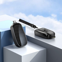 Chargeur solaire sans fil miniature de haute qualité et à prix avantageux pour les urgences en plein air, porte-clés, batterie externe portable, charge mobile