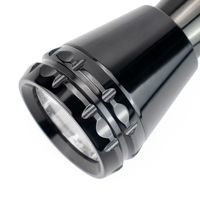 Lampe torche longue portée en aluminium 3SC lampe de poche LED en vrac à long faisceau rechargeable