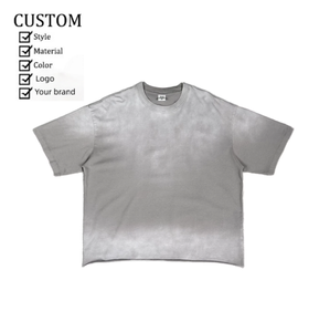 Produttore di <span class=keywords><strong>Abbigliamento</strong></span>, T-shirt Unisex Personalizzate 100% Cotone, Vestibilità Slim, Effetto Vintage, Stile High Street - Product Image 1