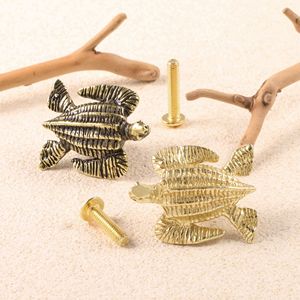 Money Turtle Brass <strong>Door</strong> for Cabinets, Children's Bedrooms, and Wardrobes Pulls. - Product Image 3