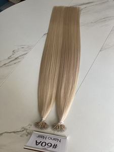 Dragonlash Factory 100% Remy Human Hair Metal Nano Link Hair <b>Extensions</b> 100% Remy Human Hair Pre Bonded <b>Micro</b> Bead - Product Image 4