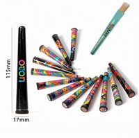 Bocaux de rangement étanches en plastique coniques de 115 mm pour cigarettes pré-roulées, tubes à cigarettes pré-roulées, pour magasins de tabac