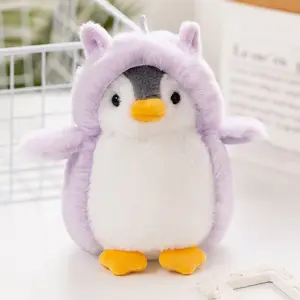 ODM OEM на заказ Пингвин плюшевая игрушка превращается в Снеговик Единорог кукла
