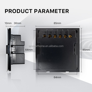 Tuya cảm ứng thông minh chuyển đổi ZigBee thông minh chuyển đổi 4 băng đảng thông minh Bảng điều chỉnh chuyển đổi sản phẩm nhà thông minh thông minh Dimmer chuyển đổi ánh sáng nhà thông minh - Product Image 5