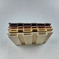 Paneles de Pared Modernos para el Hogar, Impermeables, Resistentes al Fuego, a la Humedad, Duraderos, Ecológicos, de PVC, WPC, Madera Compuesta, con Ranuras, para Comercio