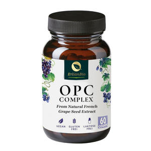 Suplemen alami makanan kesehatan ekstrak minyak biji anggur Softgel kapsul Grapeseed OPC OEM Label pribadi 120mg 500mg antioksidan - Product Image 1