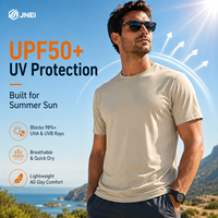 JENI T-shirt voor heren Outdoor-shirt 150 gsm Warmteafschermend Ademend Sneldrogend shirt voor reizen bij warm weer