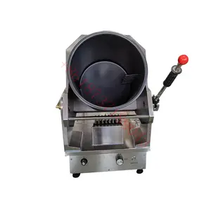 Automatic 110V/220V LPG or natural gas automatic drum cooking machine cooking wok pot machine