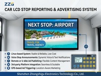 Moniteur publicitaire LCD pour bus Smart Transit BOE Panel, lecteur vidéo Android Linux