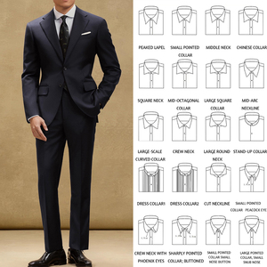 <span class=keywords><strong>Costume</strong></span> de mariage pour hommes Ensemble deux pièces <span class=keywords><strong>chic</strong></span> et décontracté pour mariés de qualité supérieure <span class=keywords><strong>Costume</strong></span> italien en laine mélangée pour hommes - Product Image 6