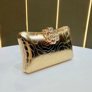Women's Fashionable Light Luxury PU <b>Clutch</b> Bag Chain Decoration Closure Urban Simplicity Style High-end Bag Tanjing - Product Image 2