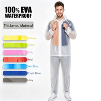 Vente directe usine – Imperméable et combinaison de pluie 100 % réutilisables, durables et imperméables pour adultes (taille américaine) – Idéal pour hommes et femmes, moto et pêche