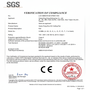 Pequeño ventilador de techo - Product Image 1