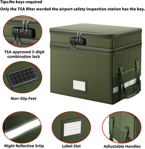 Огнеупорный ящик для документов, органайзер, папка для файлов с 13 карманами, Сумка для документов A4, запираемый органайзер для документов - Product Image 6