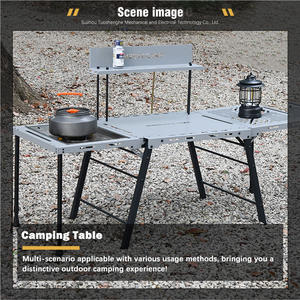 INBESTCAMP Gril Modulaire Transformable et Réglable pour <span class=keywords><strong>Camping</strong></span>-<span class=keywords><strong>car</strong></span>, Station de Préparation de <span class=keywords><strong>Camping</strong></span> en Plein Air - Product Image 5