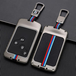 Housse de clé de voiture en alliage de Zinc pour <span class=keywords><strong>Renault</strong></span> Duster Captur Clio Logan Megane 1 2 3 Koleos Scenic housse de <span class=keywords><strong>Protection</strong></span> des clés accessoires - Product Image 3