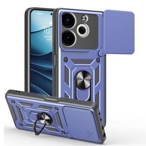 Funda protectora para teléfono móvil de TPU a prueba de golpes con soporte de anillo de Metal funda trasera para Tecno Pova 6 Neo 4G - Product Image 1