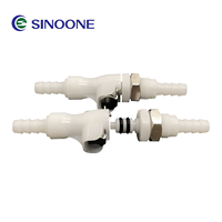 Connecteur rapide pleine taille en plastique POM, raccord rapide sans outil pour purificateur d'eau et tuyau pneumatique médical