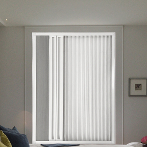Stores à rideaux jour et nuit en nid d'abeille Pare-soleil et <span class=keywords><strong>moustiquaire</strong></span> pour fenêtre pliante Système combiné deux en un - Product Image 4