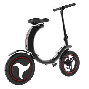 Vélo électrique pliable 14 pouces, batterie lithium portable, scooter à deux roues, directement de l'usine - Product Image 5