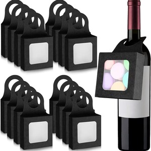 Caja <span class=keywords><strong>de</strong></span> Papel Kraft Biodegradable y Ecológica para Regalos, Vino, Dulces, Galletas, Plegable, con Ventana, Gancho, Grabado Personalizado - Product Image 6