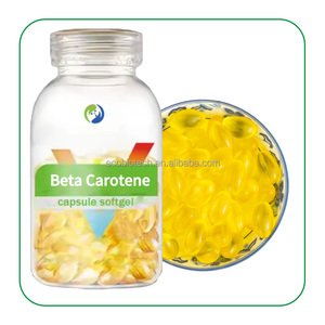 Cápsulas de betacaroteno Suplemento para la salud Grado alimenticio Cápsula de gel blando de betacaroteno natural - Product Image 1
