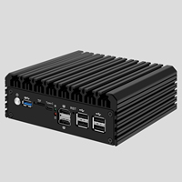 Router de Hardware con Firewall de 12.ª Generación N100 I3 N305, 6 Puertos 2.5GbE, 6 Puertos NIC, Dispositivo de Firewall, Router VPN, Servidor Doméstico, Mini PC Sin Ventilador con 3 Puertos 4K