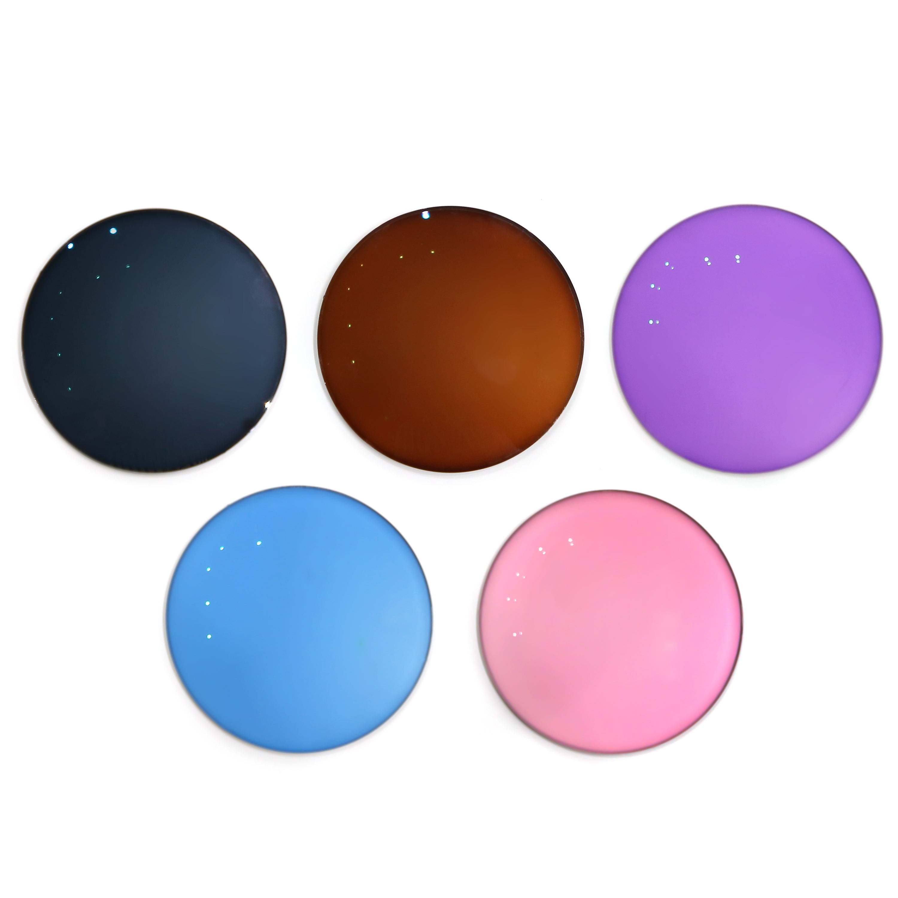 1.56 index HMC Single Vision Photochromic Lens Purple Blue Pink Green Transition Lenses