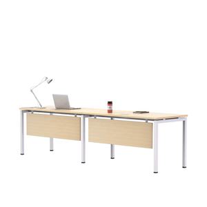 Table de bureau en acier, meuble commercial de luxe moderne, espace ouvert, chaise en bois, unité de bureau spécifique, pour groupe, 1 pièce - Product Image 2