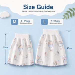 Falda Impermeable para Bebés, Lavable, para Entrenamiento de Orinal, para Niños Pequeños, OEM al por Mayor, con 3 Capas Antifugas, Suave y Transpirable - Product Image 2