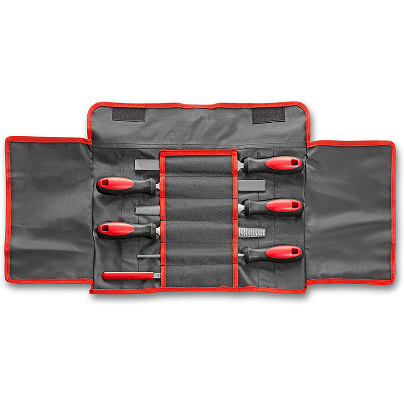 6Pcs Multipurpose File Set Hand File Drop Forged Alloy Steel File Set for Wood Metal Work