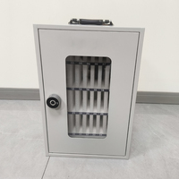 Boîte de rangement pour téléphones en acier, 25 emplacements, 20 emplacements, 30 emplacements, 36 emplacements, armoire de rangement portable verrouillable pour téléphones portables, OEM personnalisé