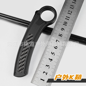 [Csolo para Comercio Transfronterizo] Cuchillo OTF de Microtecnología con Garra Lateral, de Extracción Directa, de Aleación de Aluminio Grabada por CNC, con Funda de Bolsillo, EDC - Product Image 3